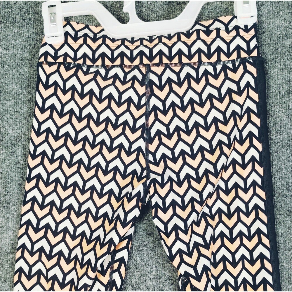 The Upside Leggings Women's 4 Compression Yoga Pants Drawstring Graphic Peach - Picture 7 of 12